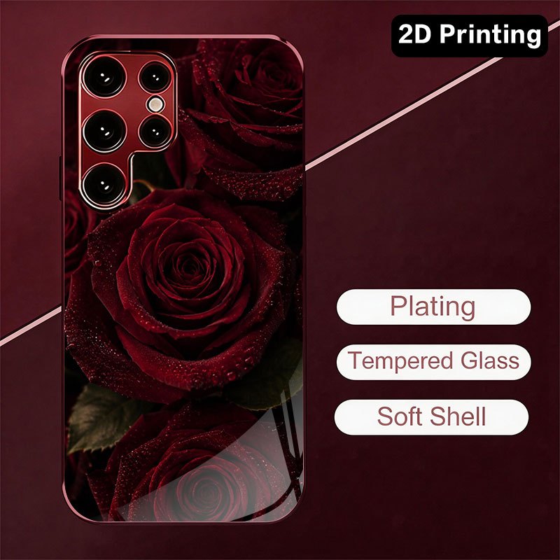 Samsung Galaxy S24 - Coque de téléphone en verre avec