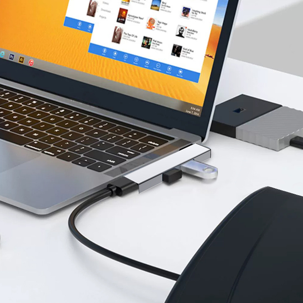 Usb Hub Type C - Station d'accueil USB 3 en 1